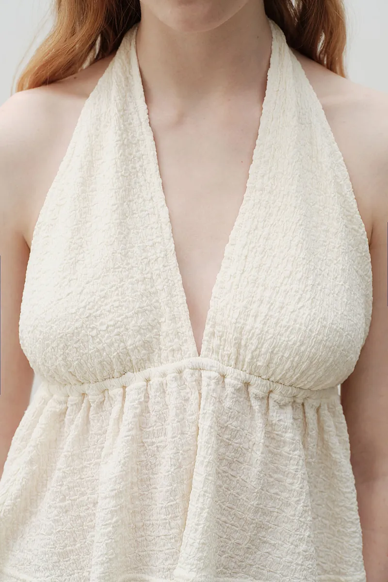Studio Doe - Shirred Texture Backless Bratop