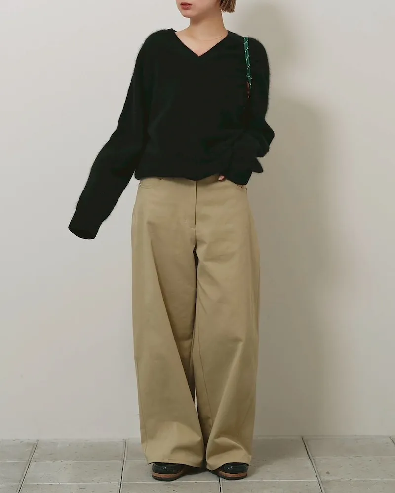 [PRE-ORDER] TODAYFUL - Woolcashmere Vneck Knit