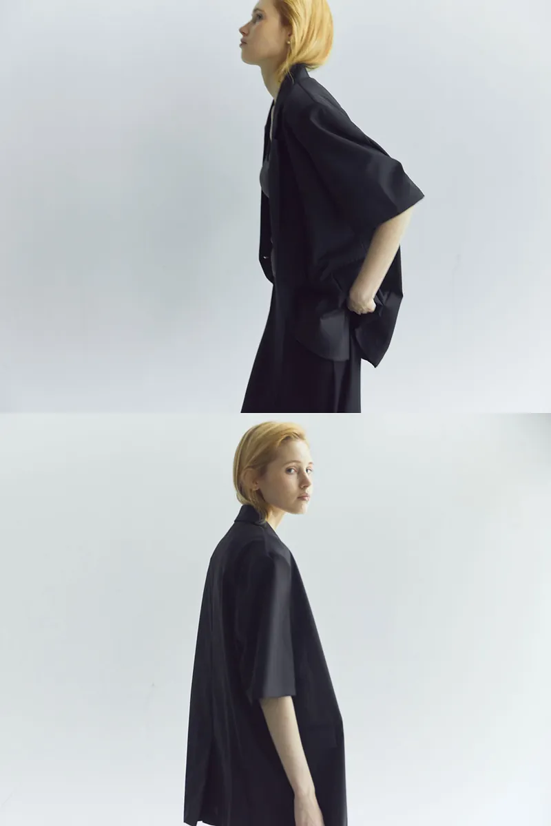 Studio Doe - Double-breasted Short-sleeved Jacket