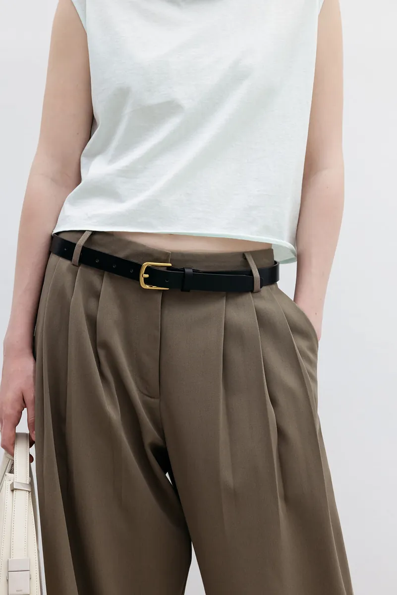 Studio Doe - Three-Tuck Low-Rise Wide Pants 3.0