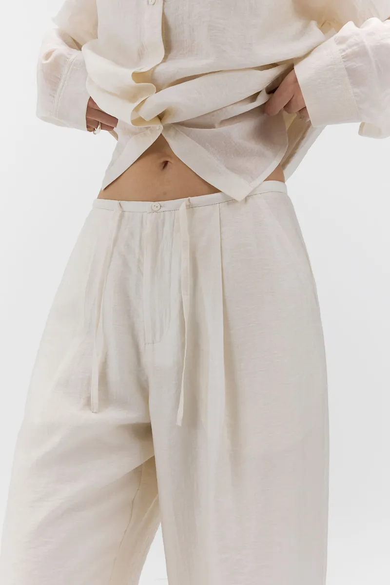 Studio Doe - Textured Drawstring Trousers