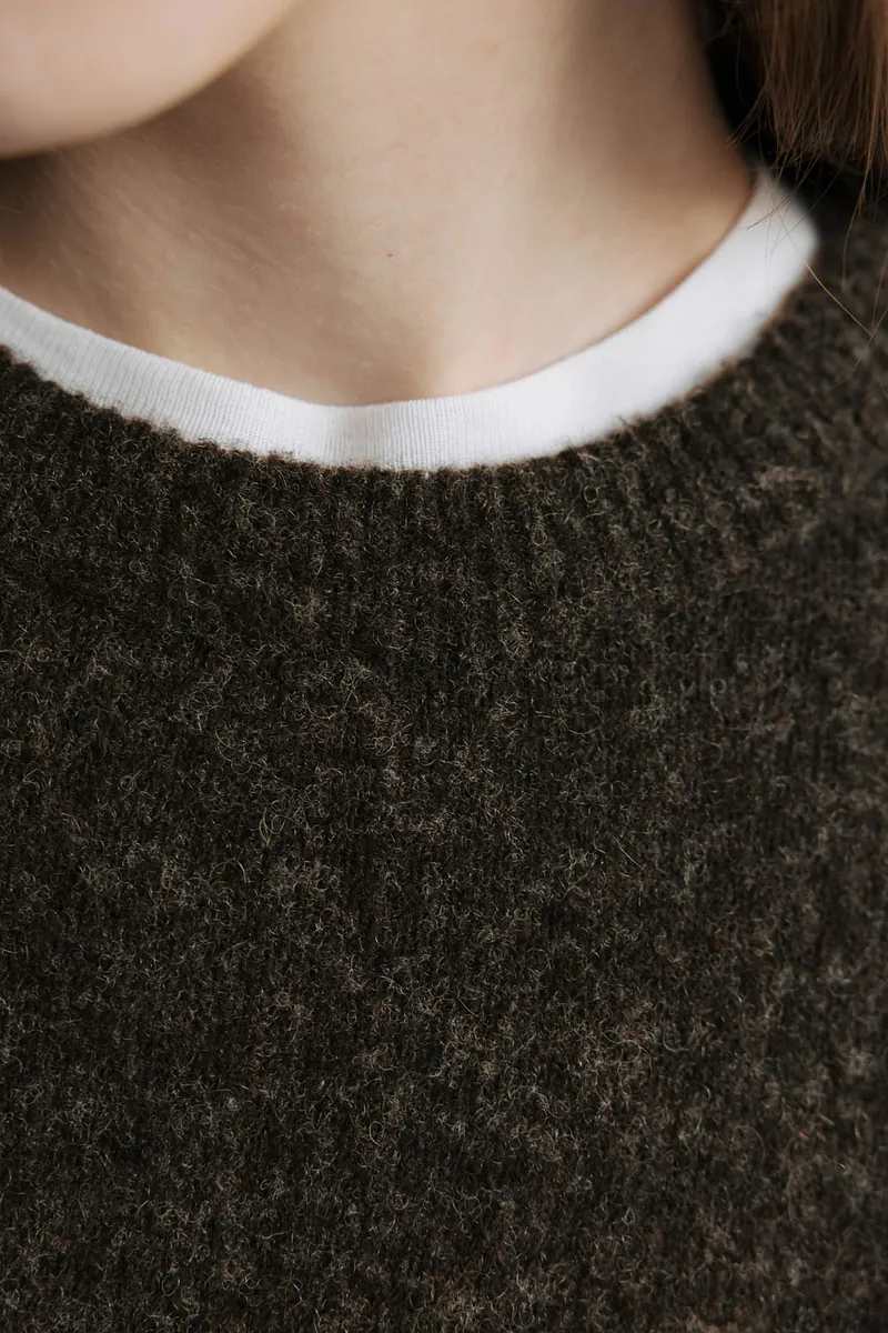 Studio Doe - Crew Neck Curved Sleeve Sweater