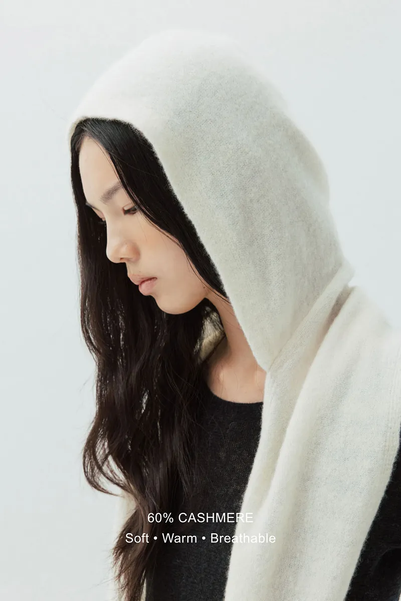 Studio Doe - Cashmere Soft Knit Hooded Scarf