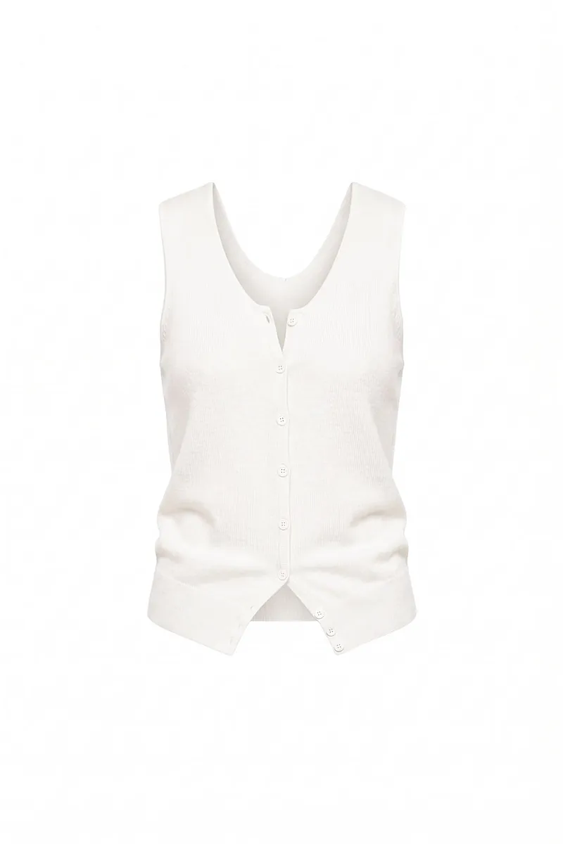 Studio Doe - Mohair Sleeveless Cardigan