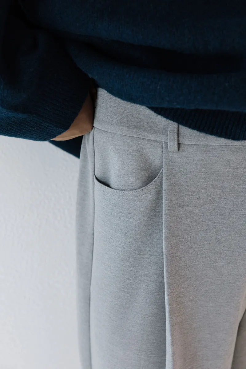 Studio Doe - Gender Free Wool-like Tuck Trousers