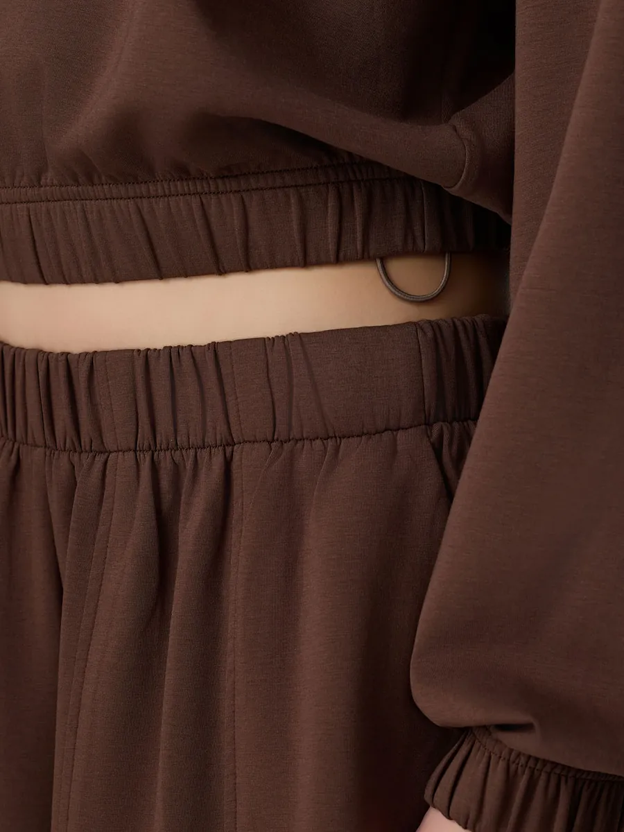Studio Doe - Doe：Molly Deep V-Neck Cropped Hoodie