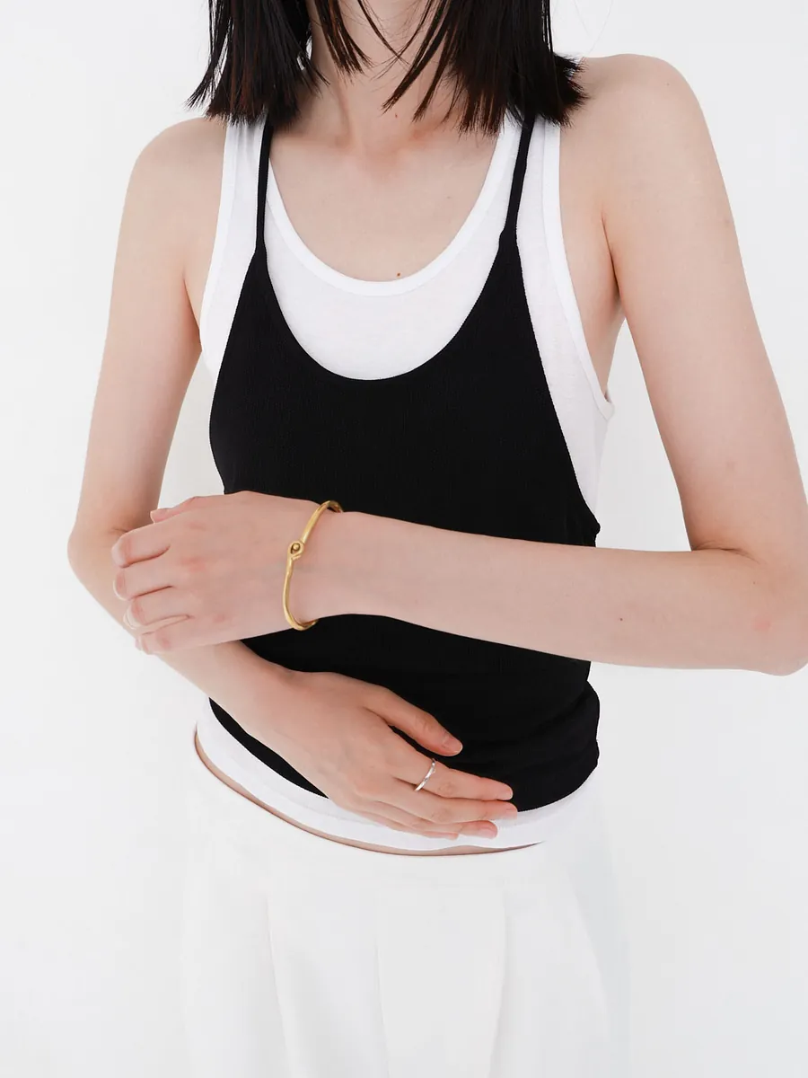 Studio Doe - Piped Layering Halter Tank Top