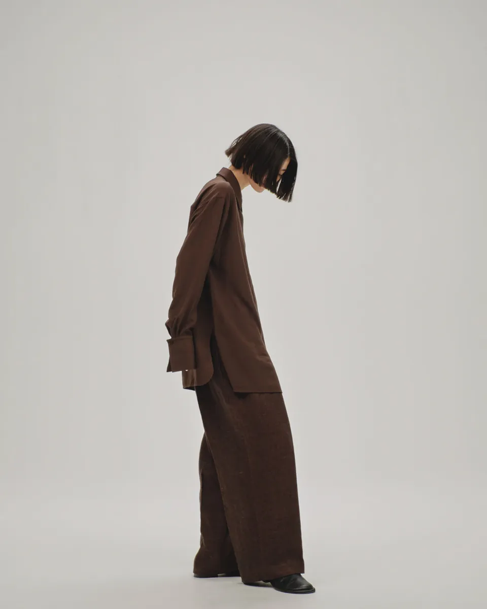TODAYFUL- Tuck Linen Trousers