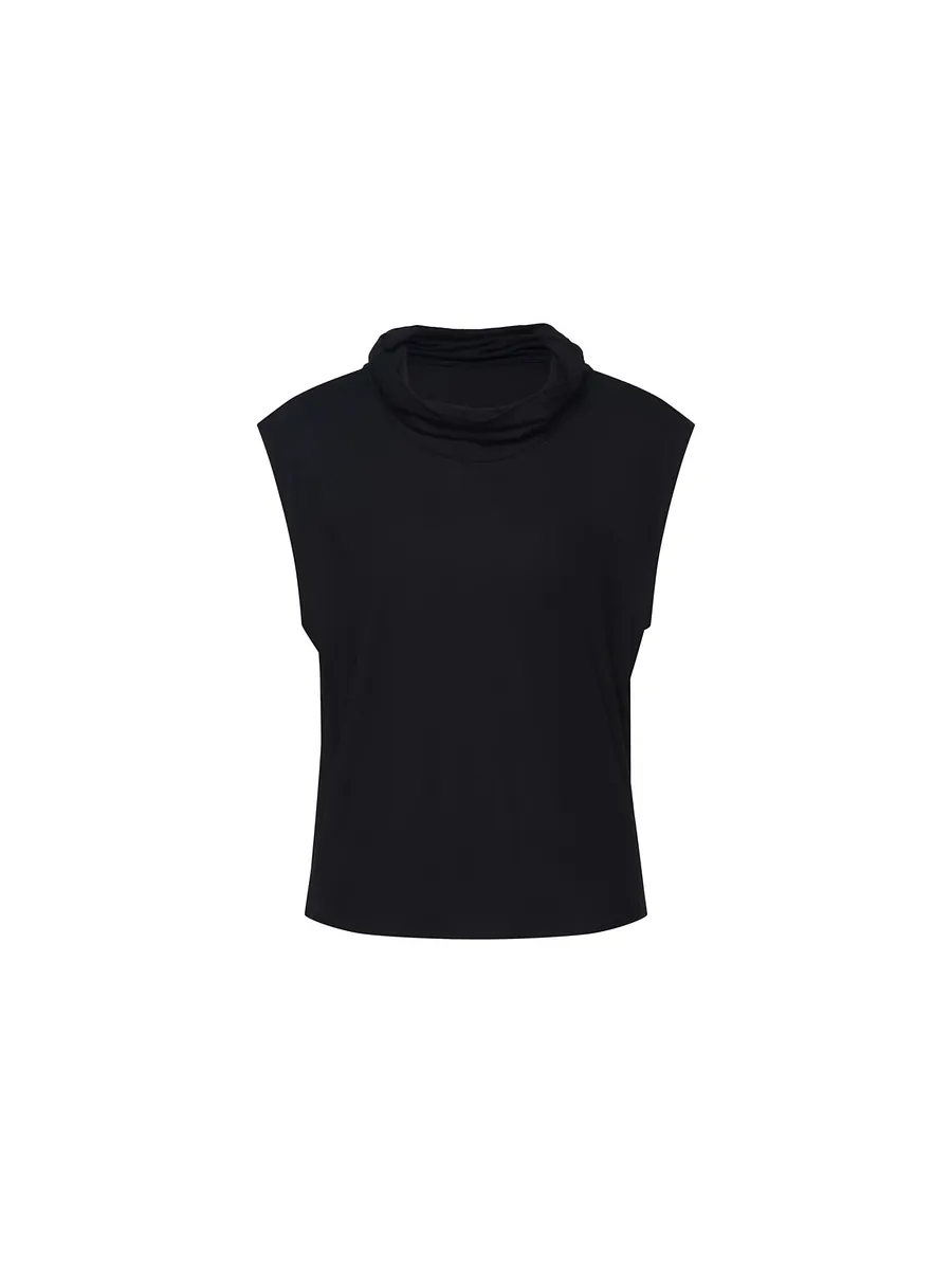 Studio Doe - Gathered Neck Textured Top