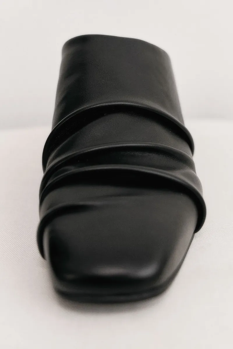 Studio Doe - Pleated Heeled Slippers
