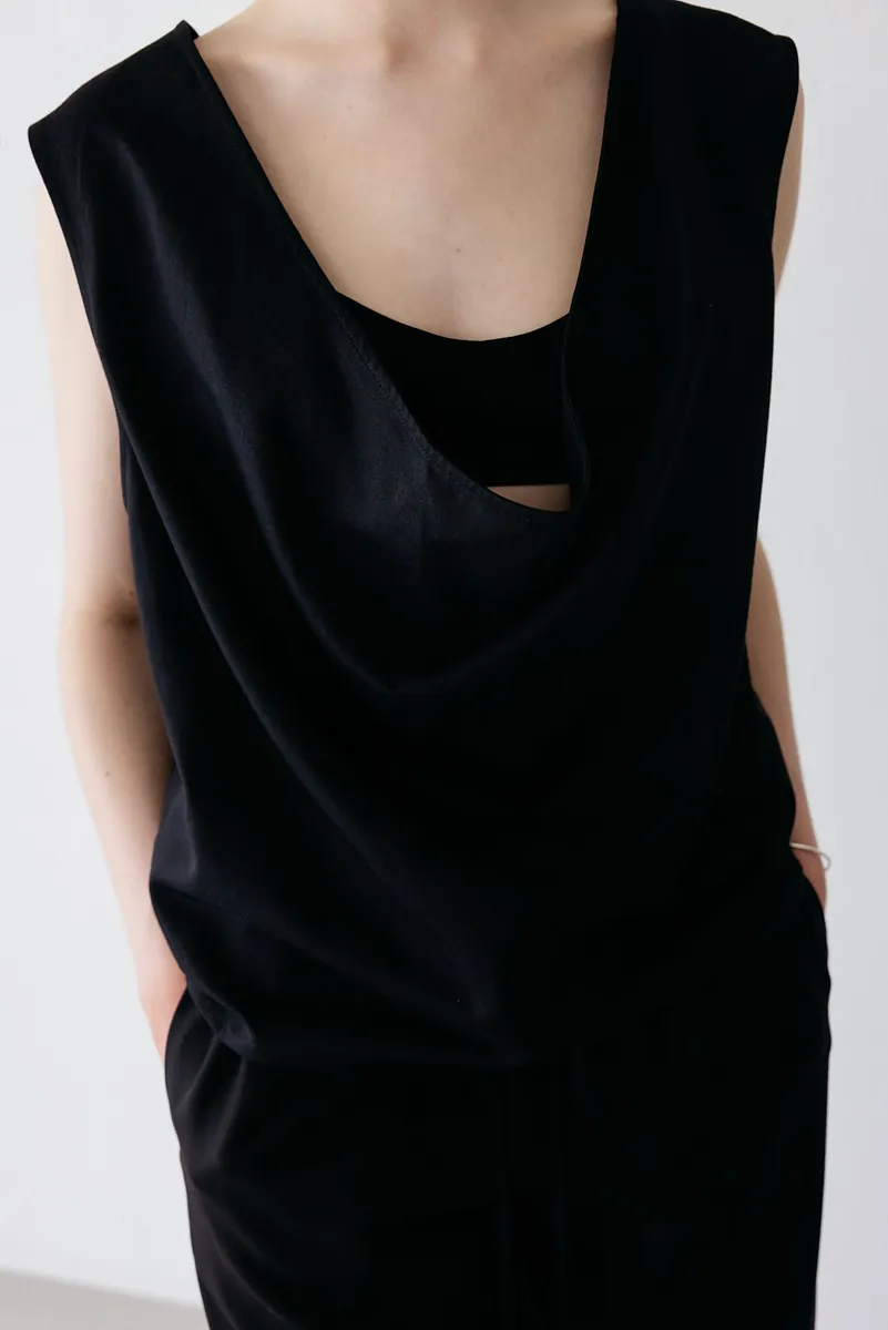 Studio Doe - Reversible Draped Neck Tank Top
