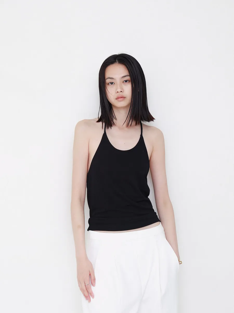 Studio Doe - Piped Layering Halter Tank Top
