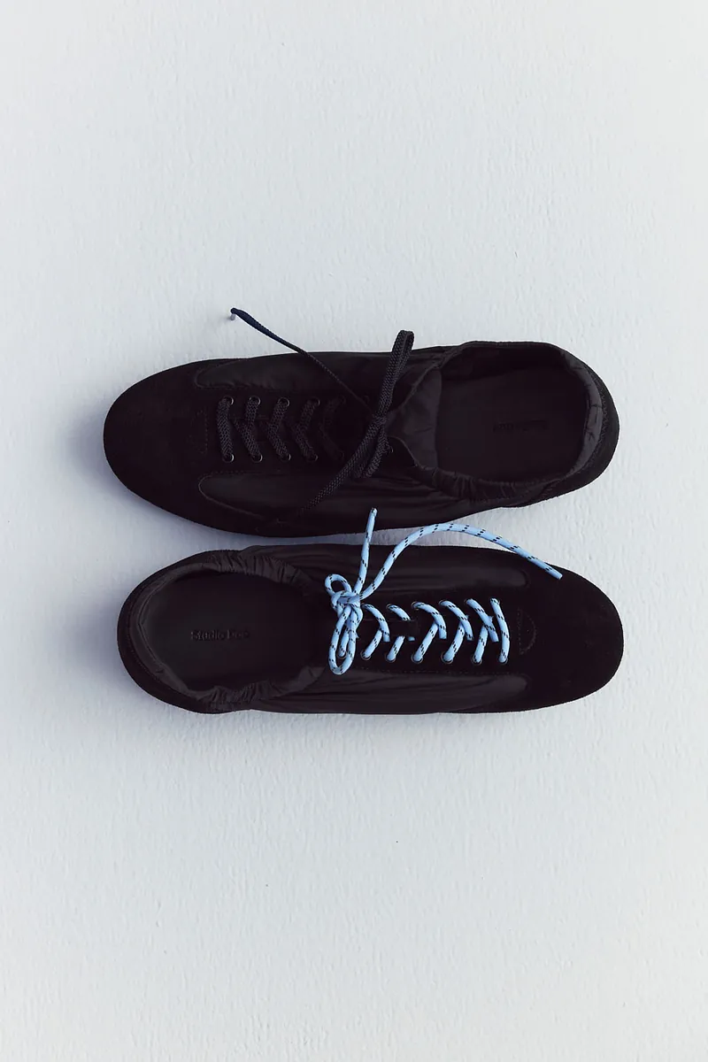 Studio Doe - Slim Trainer Suede Docking Sneakers