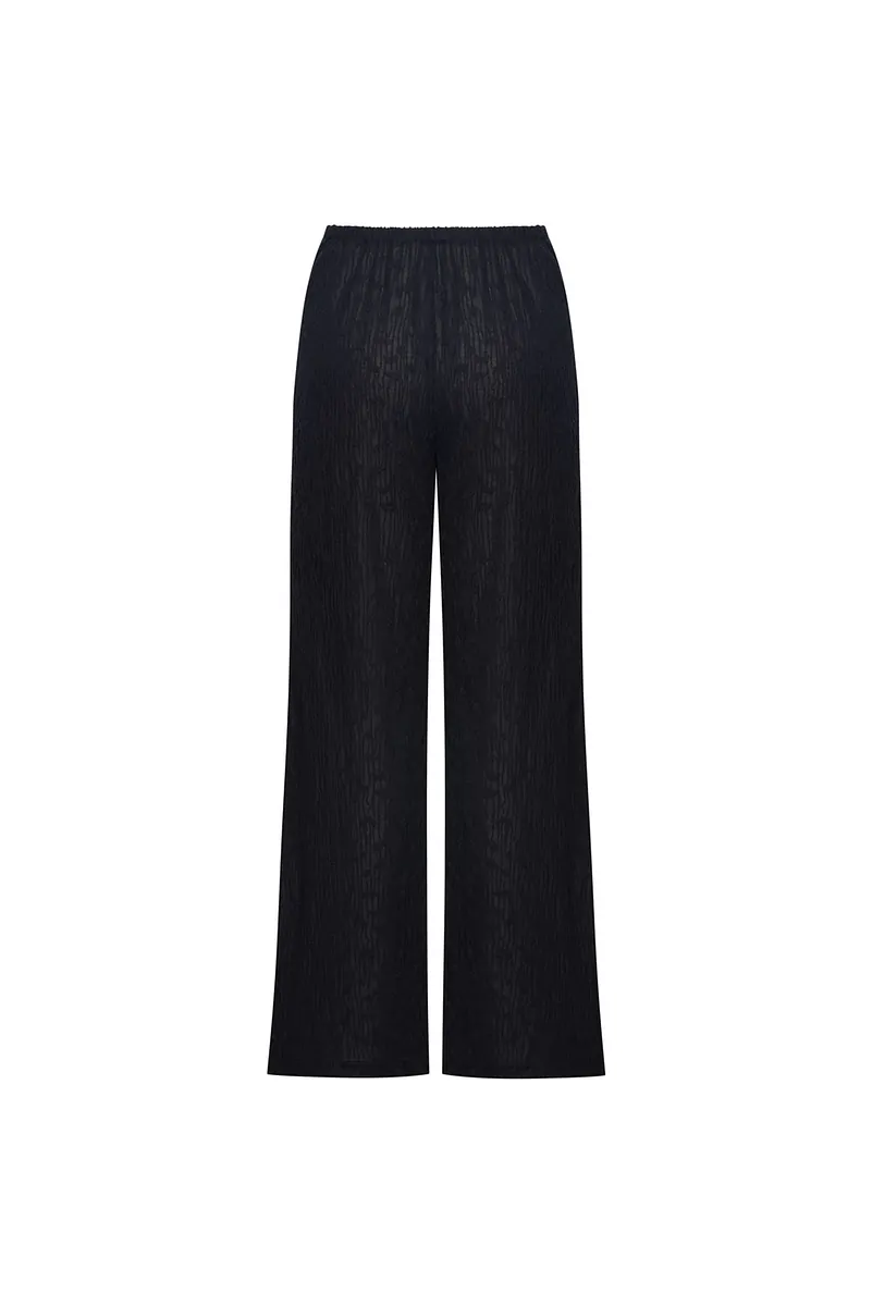 Studio Doe - Floral Pattern Sheer Easy Pants