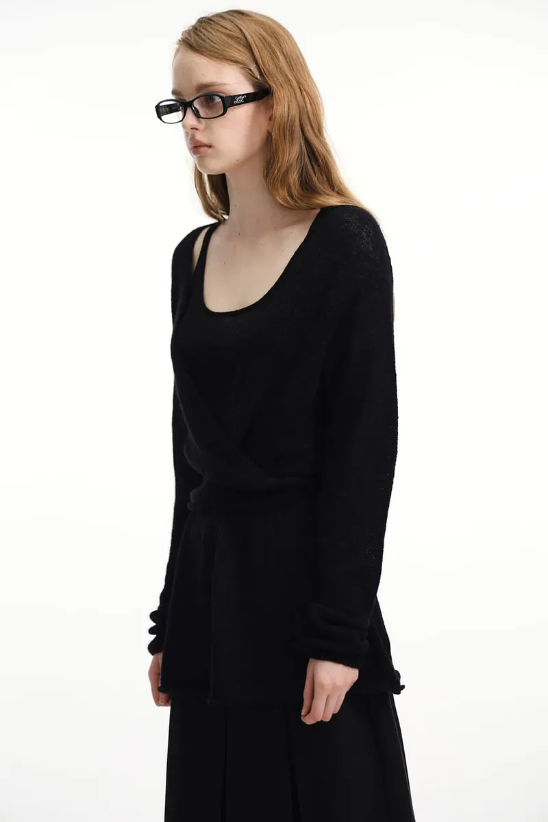 Studio Doe - Fine Wool Blend Knit Two-Piece Set