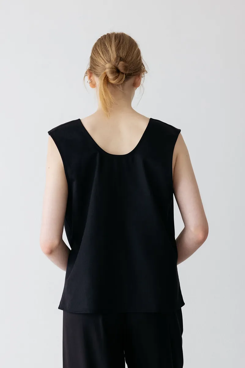 Studio Doe - Reversible Draped Neck Tank Top