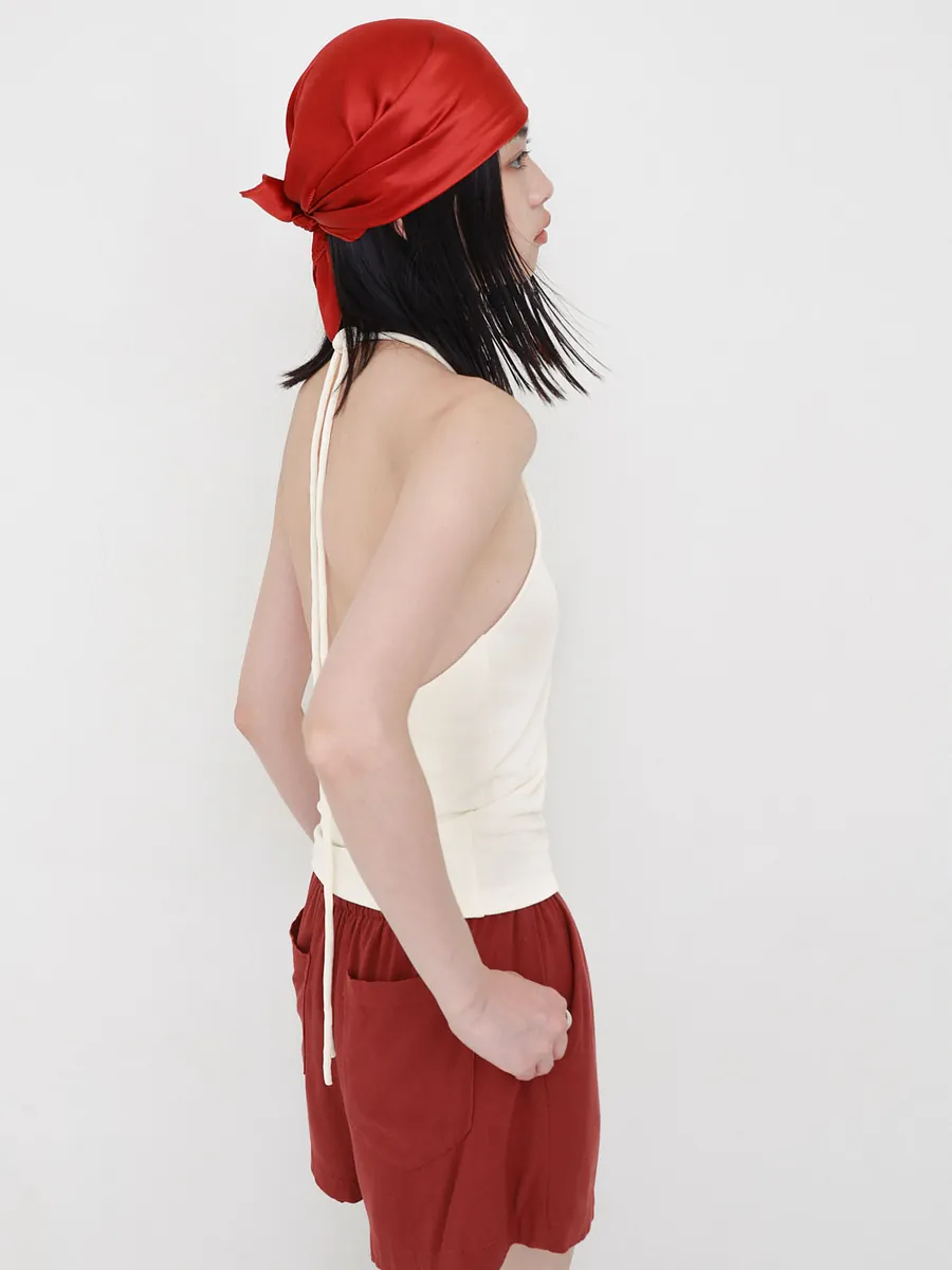Studio Doe - Piped Layering Halter Tank Top