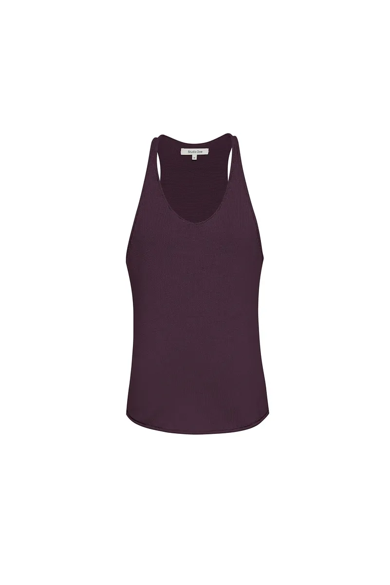 Studio Doe - Rolled Edge Knitted Tank Top