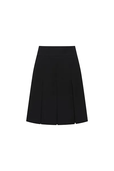 Studio Doe - Wool-Feel Wide Pleated Midi Skirt