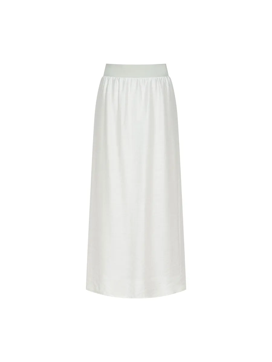Studio Doe - Elastic Waist Sheer Layered Skirt