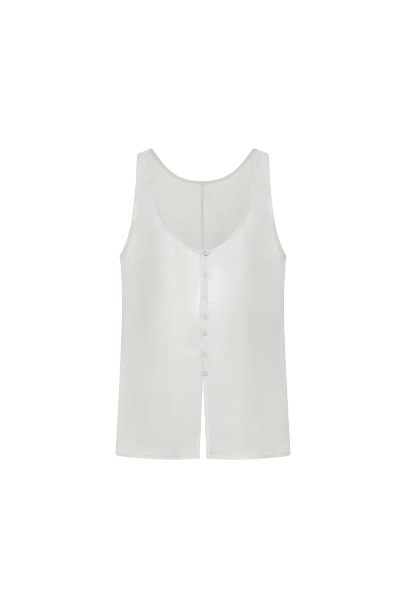 Studio Doe - Sheer Buttoned Vest