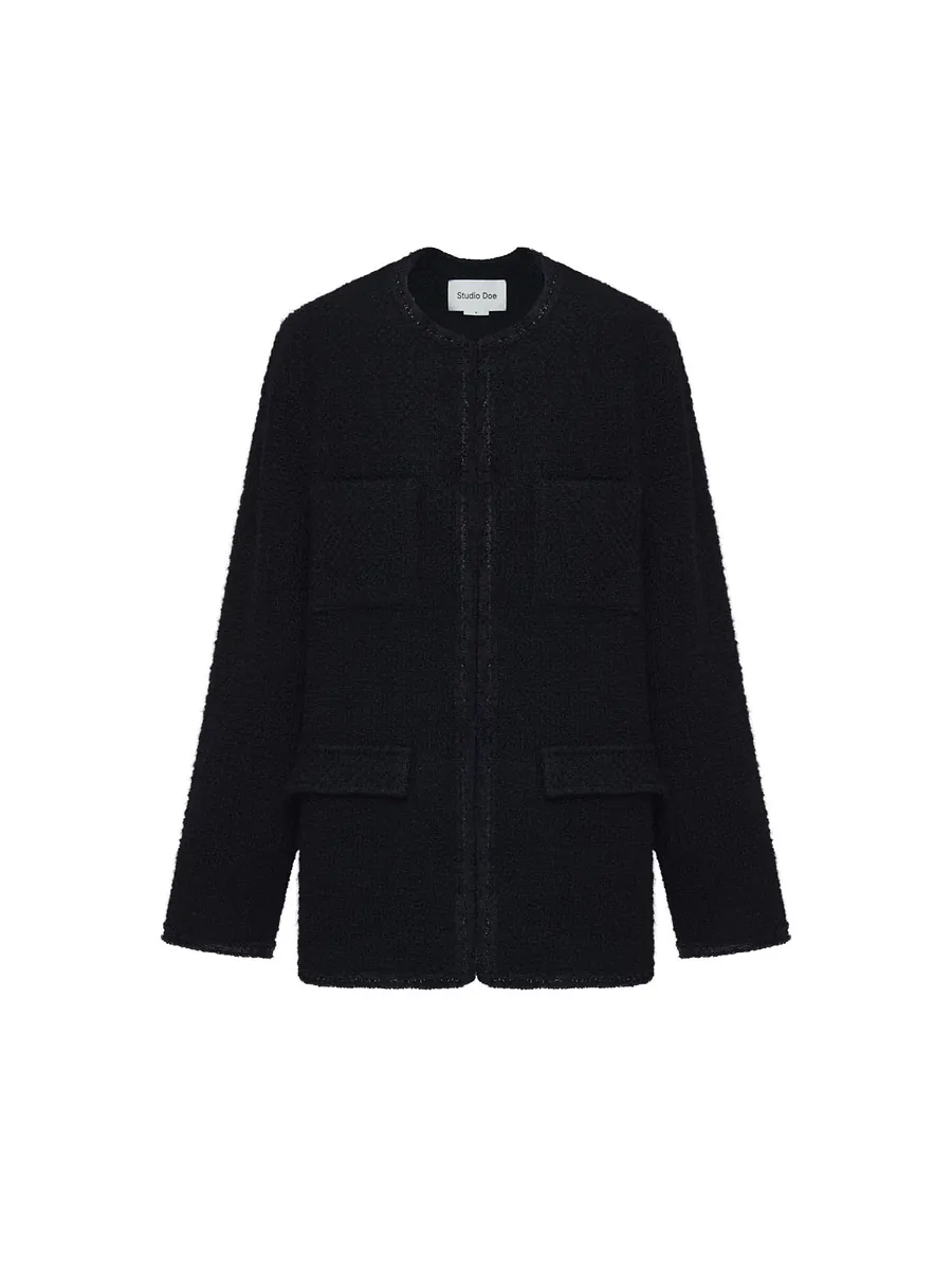 Studio Doe - Wool Twill Textured Boxy Jacket