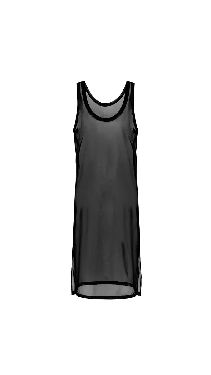 Studio Doe - Sheer Side Slit Long Tank Top