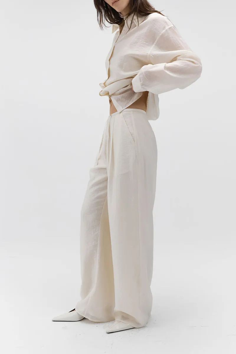 Studio Doe - Textured Drawstring Trousers