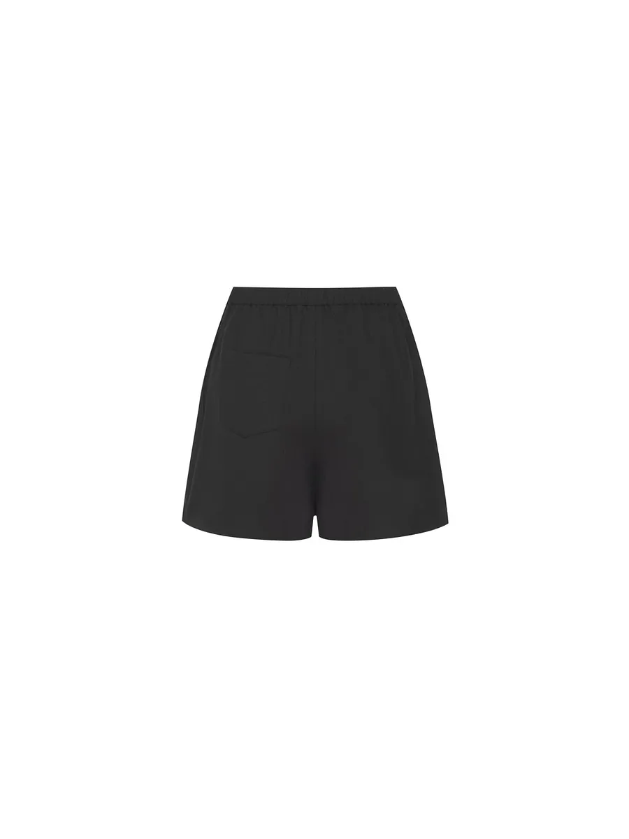 Studio Doe - Diagonal Tuck Elastic Waist Skort