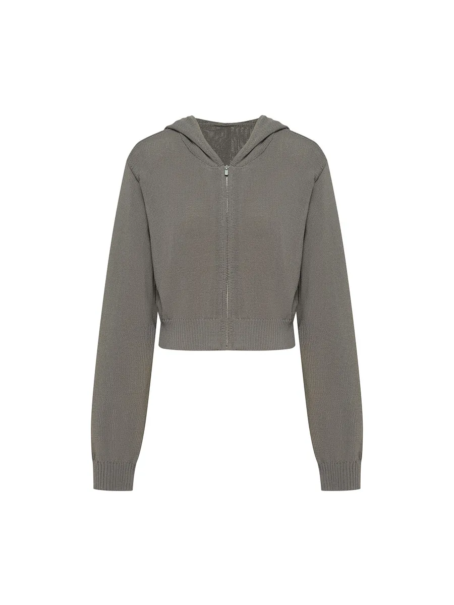 Studio Doe - Cool Gauze Hooded Short Cardigan