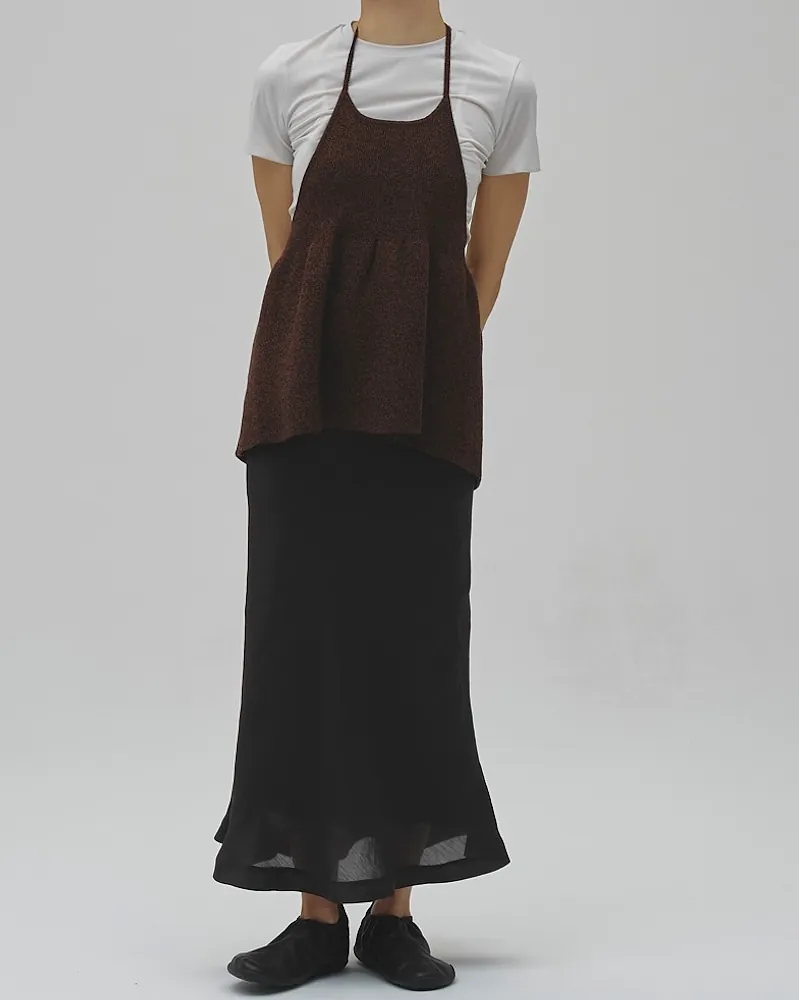[PRE-ORDER] TODAYFUL - Halterneck Peplum Knit