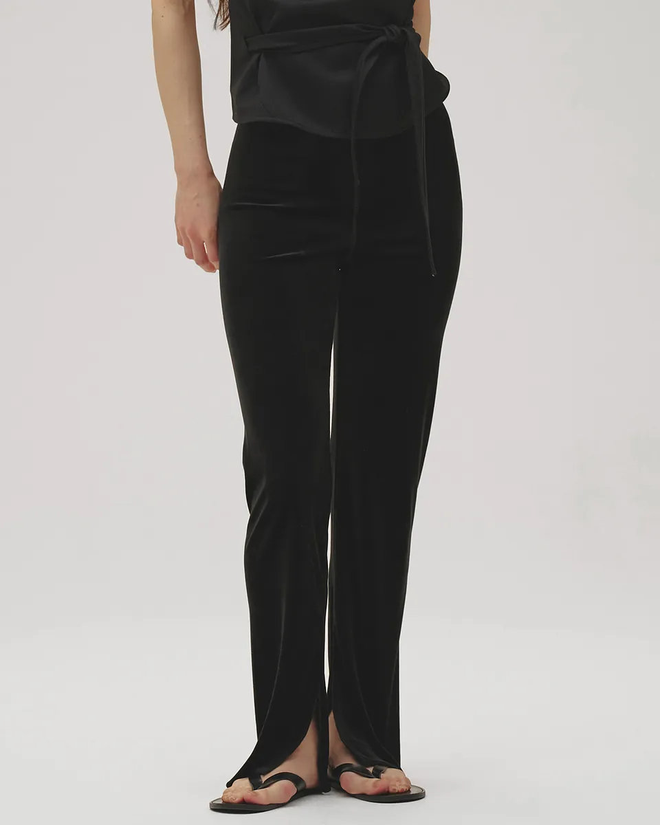 TODAYFUL - Velour Slit Leggings
