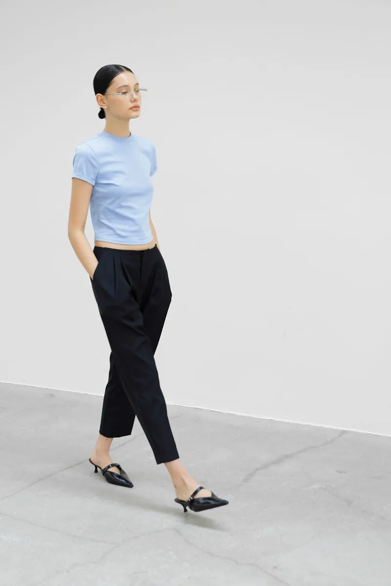 匹馬棉極簡小立領Tee 2.0