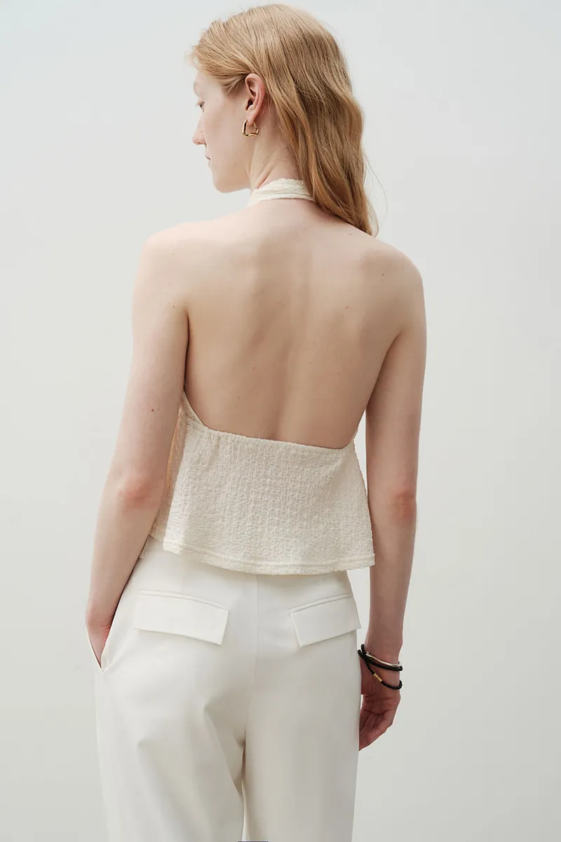 Studio Doe - Shirred Texture Backless Bratop