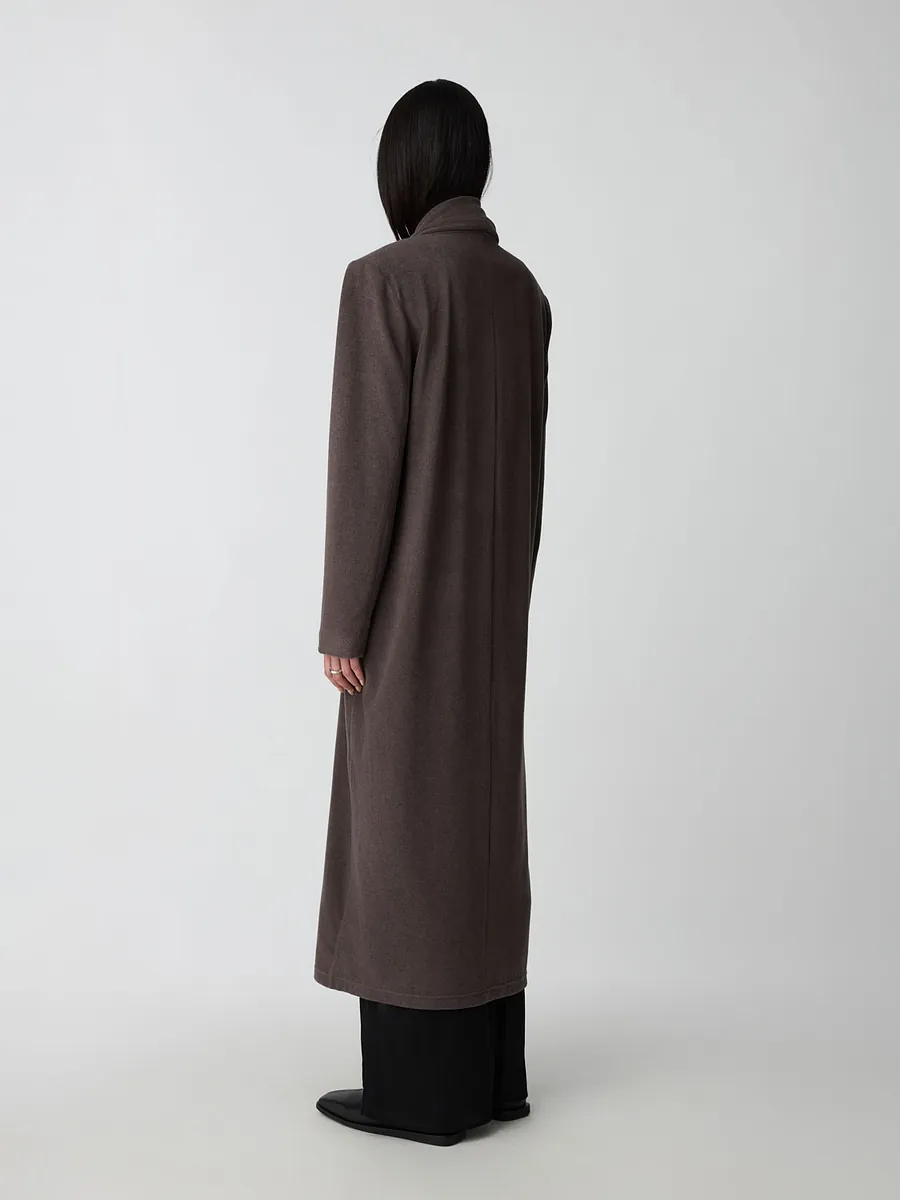 Studio Doe - Stretch Soft Wool Double-Breasted Coat