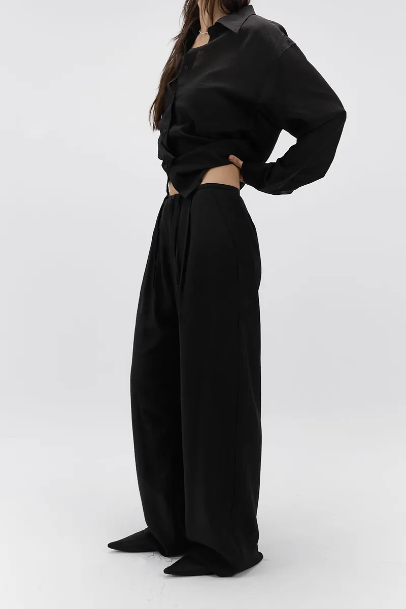 Studio Doe - Textured Drawstring Trousers