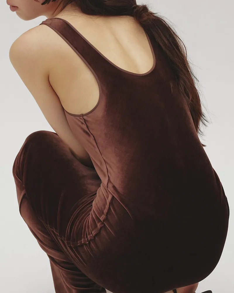 TODAYFUL - Velour Pencil Dress