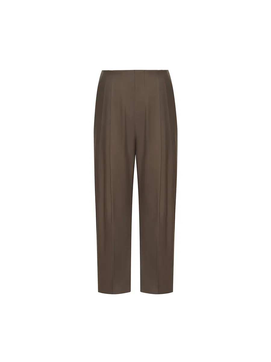 Studio Doe - Mid-Rise Tapered Cropped Trousers
