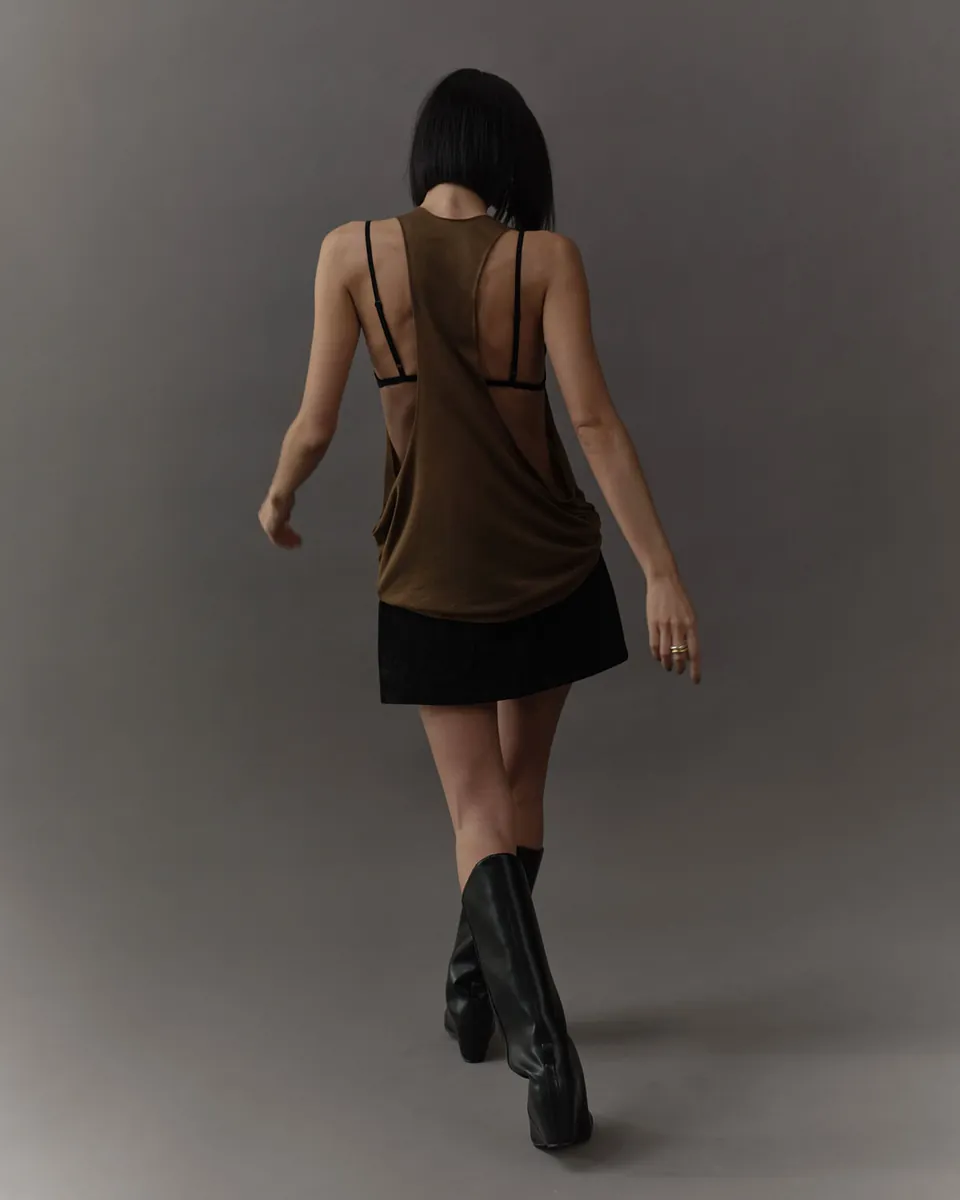 Studio Doe - Doe：Molly Raw Edge Cut-Off Tank Top
