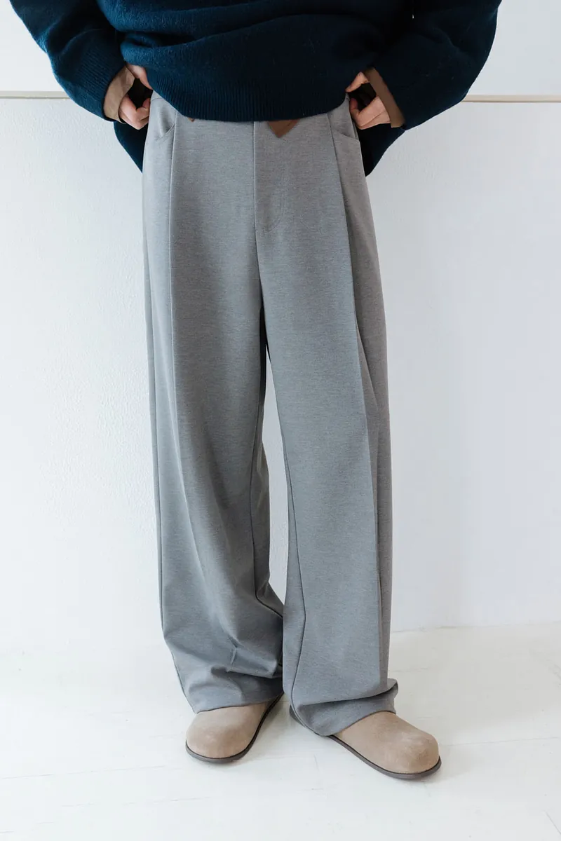 Studio Doe - Gender Free Wool-like Tuck Trousers