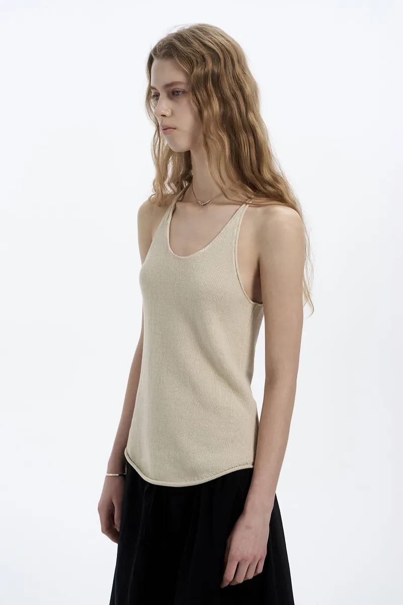 Studio Doe - Rolled Edge Knitted Tank Top
