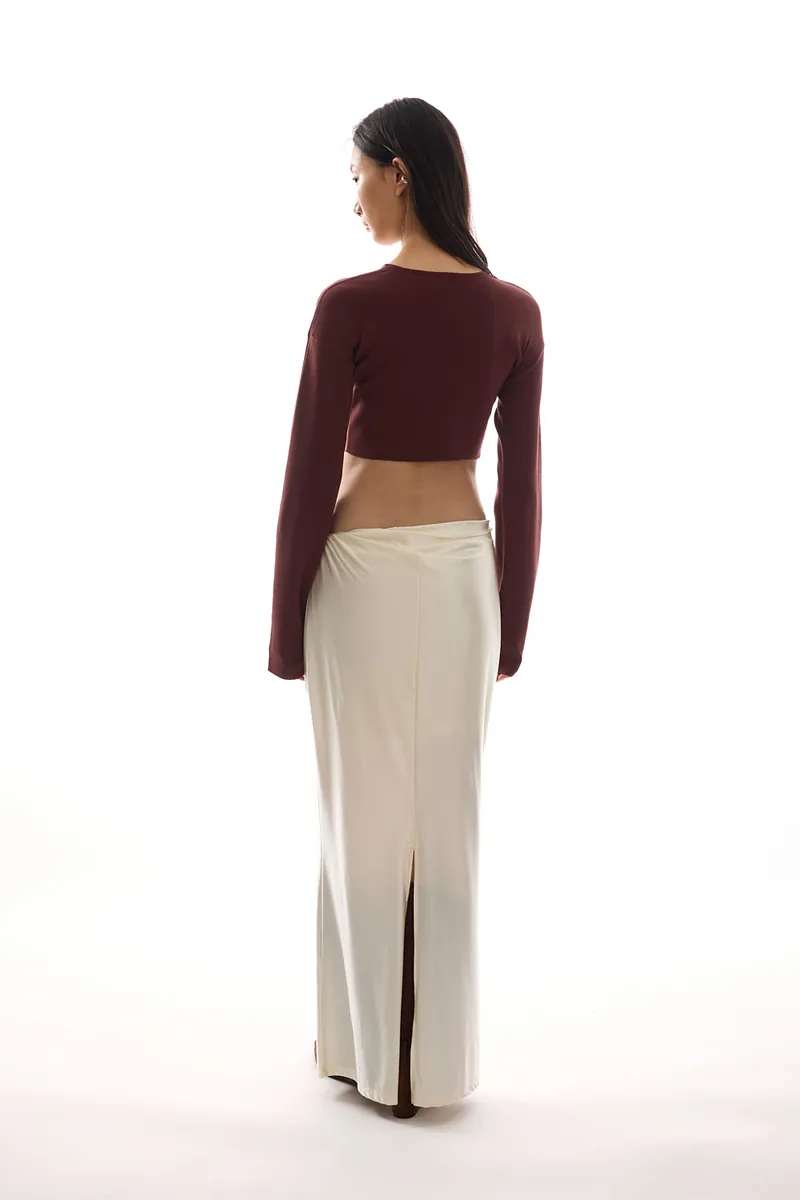 Studio Doe - Doe：Molly Reversible Curved Sleeve Knit Top