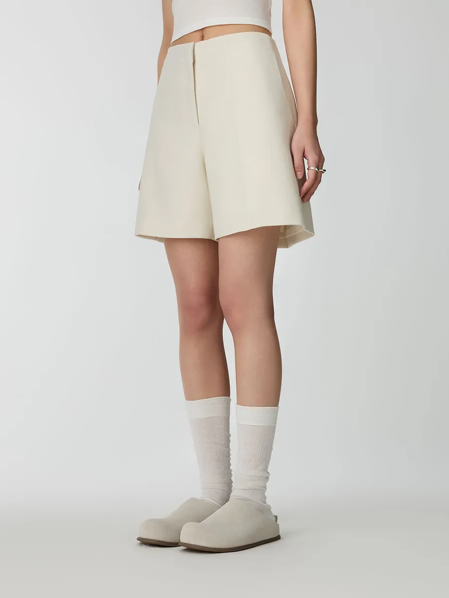 Studio Doe - Textured Stretch Knee-Length Trousers