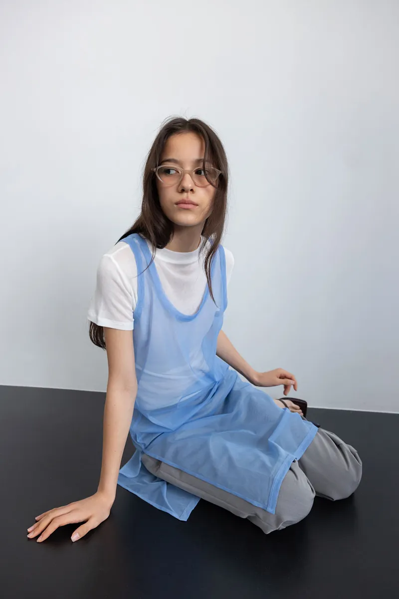 Studio Doe - Sheer Side Slit Long Tank Top