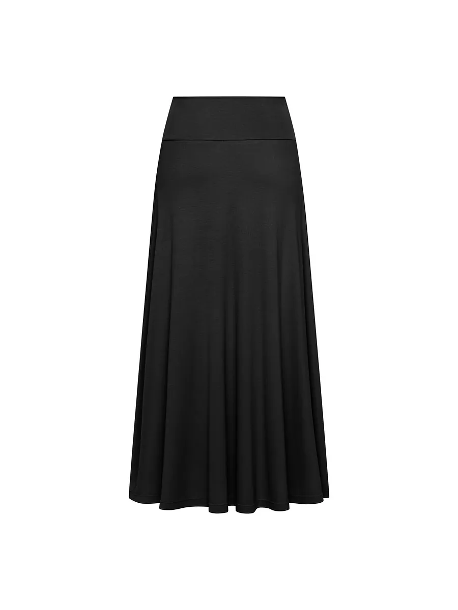 Studio Doe - Wide Waistband Relaxed Flared Skirt