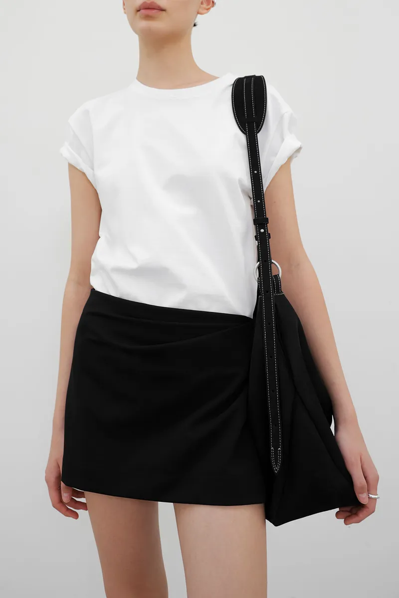 Studio Doe - Diagonal Gathered Boxy Skort