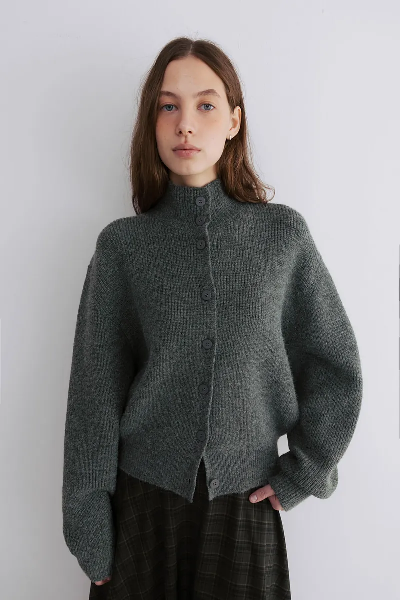 Studio Doe - Stand Collar Cardigan