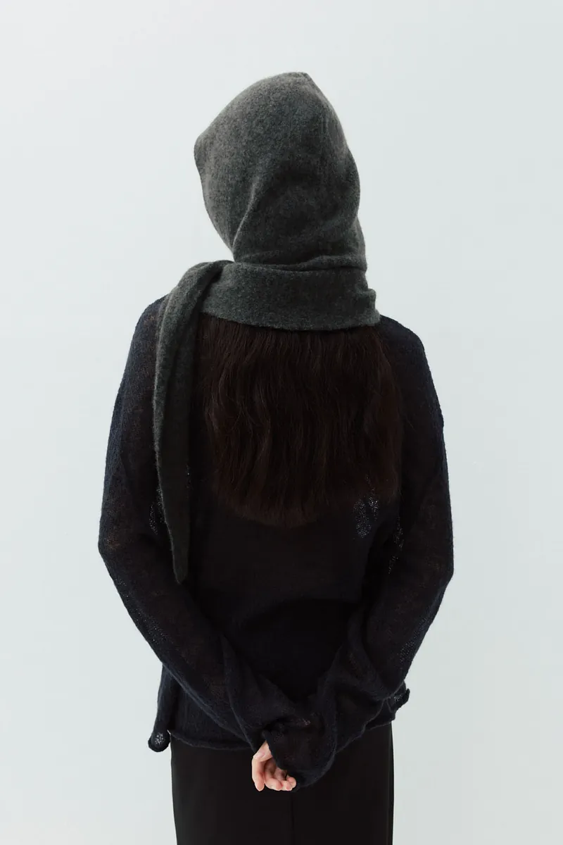 Studio Doe - Cashmere Soft Knit Hooded Scarf