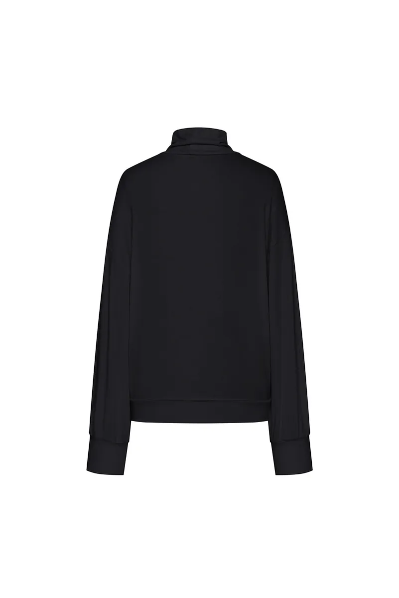 Studio Doe - Puff-sleeve Turtleneck Pullover