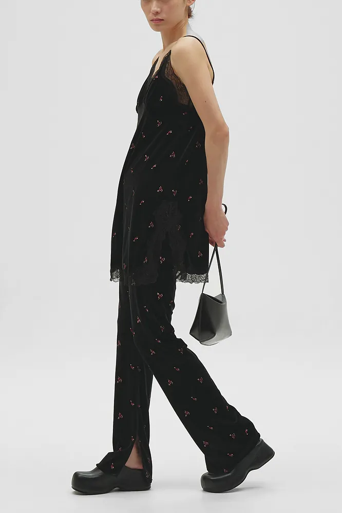 [PRE-ORDER] TODAYFUL - Petit Flower Velour Tunic